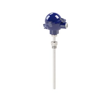 Resistance thermometer, TR10-C, 1xPt100, 4-wire, 4-20 mA, 250 mm