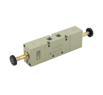 5/2-way valve low temperature, electropneumatic, bistable, G 1/4