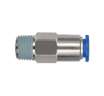 Straight Check valve »Blue Series«, Hose to thread, R 1/4 o.