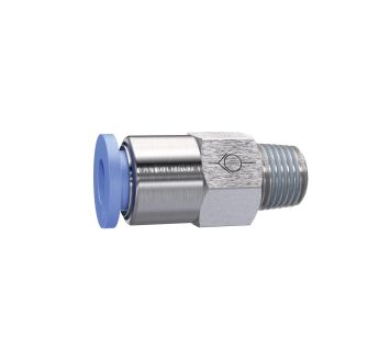 Straight Check valve »Blue Series«, Hose to thread, R 1/8 o.