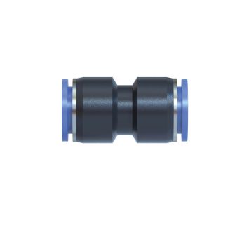 Straight push-in connector »Blue Series«, for hose exterior Ø 16