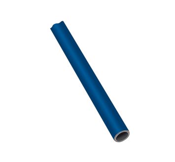 Aluminium pipe, blue, Pipe Ø 15x13, PU 20 pcs., Length 3 m