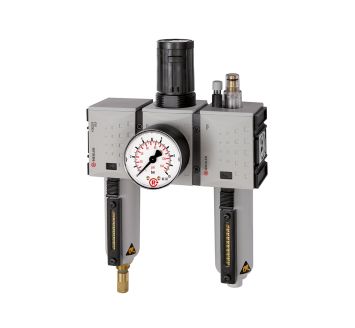 Service unit 3-part »FUTURA«, Metal, Size 2, G 1/2, 0.1-1, Fully