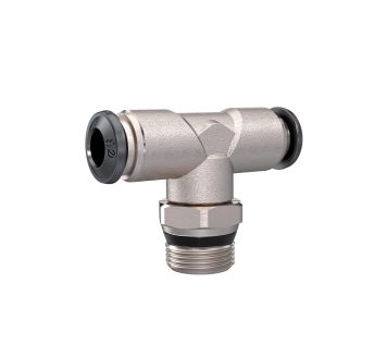 Push-in T-fitting »universal short«, rotating 1/8, hose 8