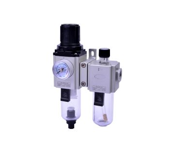 Service unit 2-part »GA-mini«, 5 µm, Size 200, G 1/4, 1.5 - 9 bar