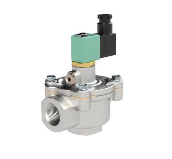 Pulse diaphragm valve NC, 230V, 50/60 Hz int. pre-control, G 3/4