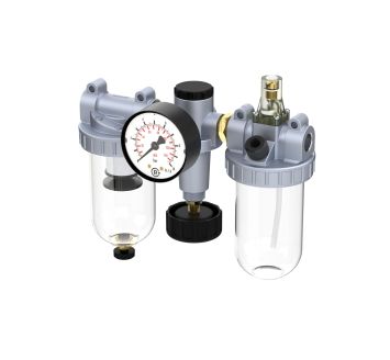 Service unit 3-part »Standard« with PC container, Size 2, G 3/8