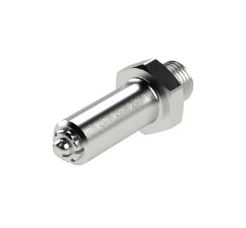 Low noise round nozzle, M12x1.25, Nozzles-exterior Ø 12,5 mm