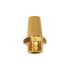 Sintered bronze silencer, Brass thread / hexagonal, G 1/4, AF 15