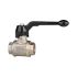 Ball valve heavy duty design, Manual lever, IT/IT, G 1/4