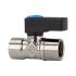 Mini ball valve, Rotating handle, G/R 1/8 IT/ET