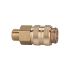 Quick-connect coupling I.D. 5, bright brass, G 1/8 ET