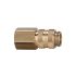 Quick-connect coupling I.D. 5, bright brass, G 1/8 IT