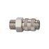 Quick-connect coupling I.D. 5 nickel-plated brass, G 1/4 ET