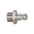 Nipple for couplings I.D. 5, nickel-plated brass, G 1/4 ET