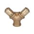 Distributor with 2 quick-connect couplings I.D. 7.2, G 1/4 IT