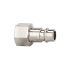 Nipple for coupl. I.D. 7.2-7.8, nickel-pl. brass, G 1/4 IT