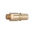 Nipple for couplings I.D. 12, Bright brass, G 1/4 ET