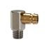 Tempered plug-in nipple DN 9, 90°, Exterior thread, M14x1.5