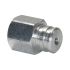 Connection nipple for flat suction cup, oval, SGO M5 ITØ15,5/18x6