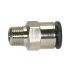 Straight push-in fitting »click-clock« R 1/8 o., hose exterior Ø8