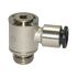 Push-in L-fitting »click-clock«, rotating, G 1/8 o., hose ext. Ø8