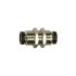 Straight push-in bulkhead connector »click-clock«, M13x1