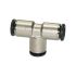 Push-in T-connector »click-clock«, for hose exterior Ø 12 mm