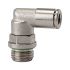 Push-in L-fitting »metallica« rotating, G 1/4 o., hose ext. Ø 8