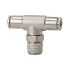 Push-in T-fitting »metallica« rotating, R 1/4 o., hose ext. Ø 8