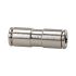 Straight push-in connector »metallica«, for hose exterior Ø 14 mm