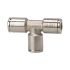 Push-in T-connector »metallica«, for hose exterior Ø 12 mm