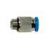 Straight push-in fitting »Blue Series«, M5 o., hose exterior Ø 6