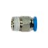 Straight push-in fitting »Blue Series«, R 1/8 o., hose ext. Ø 6