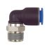 Push-in L-fitting »Blue Series«, rotating, R 1/8 o.