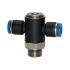 Push-in T-fitting »Blue Series«, rotating, G 3/8 o.