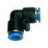 Push-in L-connector »Blue Series«, for hose exterior Ø 6 mm