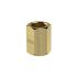 Tension sleeve, G 1/2, DIN 16283, hexagonal, brass a/f 27