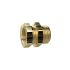 Bulkhead fitting, M20x1.5 o., G 1/4 i., AF1 22, AF2 27, Brass