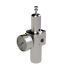 Stainless steel filter regulator 1.4404, rev., G 1/4, 1.0-17 bar