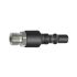 Nipple f. coupl. I.D. 8, check valve, ISO 6150 C, Steel, G 3/8 ET