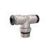 Push-in T-fitting »universal short«, rotating 1/8, hose 6