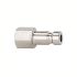 Nipple for couplings I.D. 2.7, St. steel 1.4305, M5 IT, AF 7