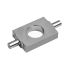 Swivel mounting, ISO 6432, Piston Ø 12-16, galvanised steel