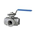 3-way ball valve, L-hole, Stainless steel 1.4408, G 1, DN 25