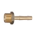 Screw-in hose connector, G 1/4, for hose I.D. 9 mm, AF 17, Brass