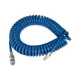 Spiral hose coupling set, PUR, Hose Ø 10x6.5, Length 6.0 m