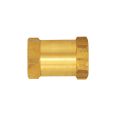 Check valve, straight-way variant, brass, G 3/4 IT, 0.1 - 0.2 bar